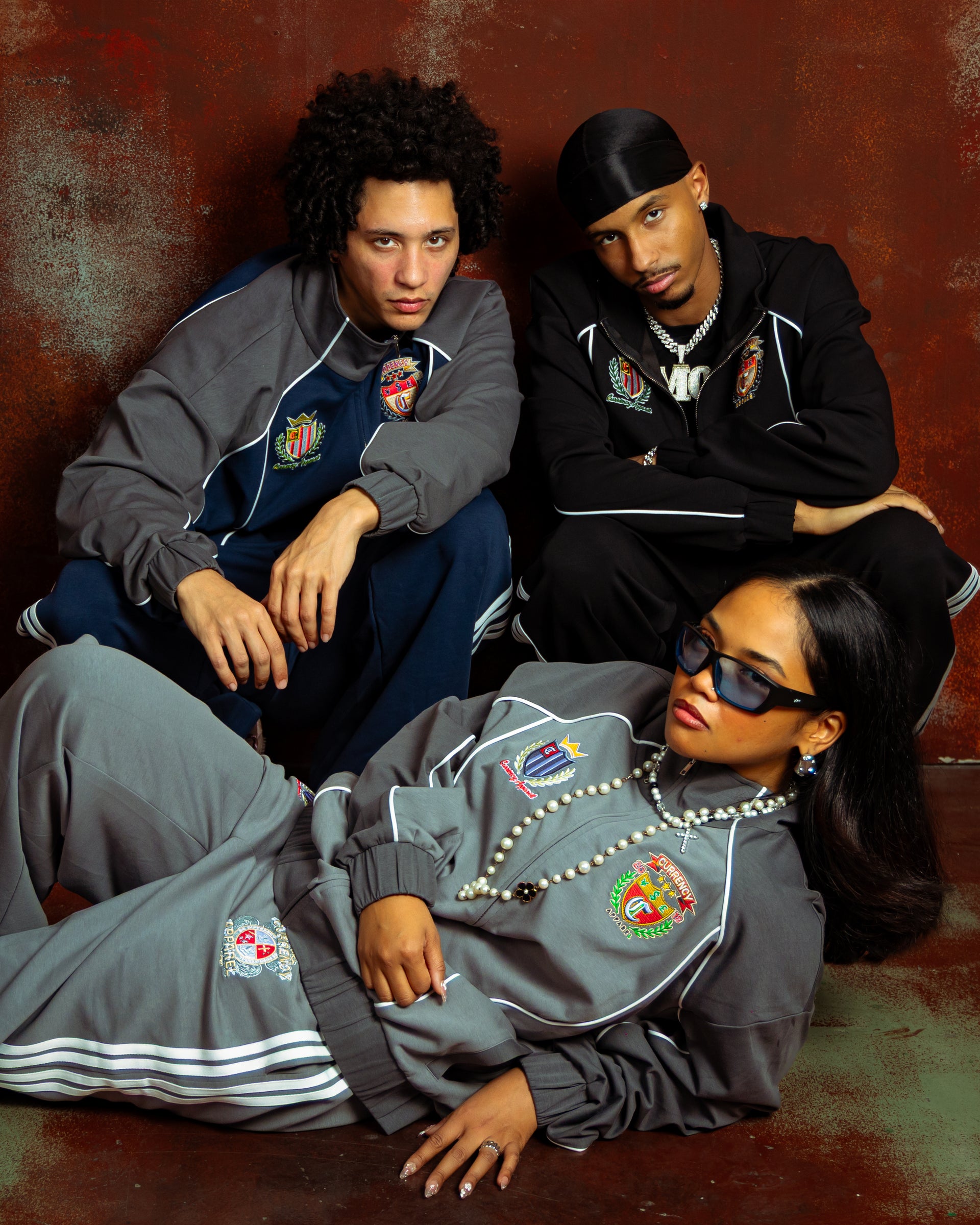 Royal Emblem Tracksuit- Grey