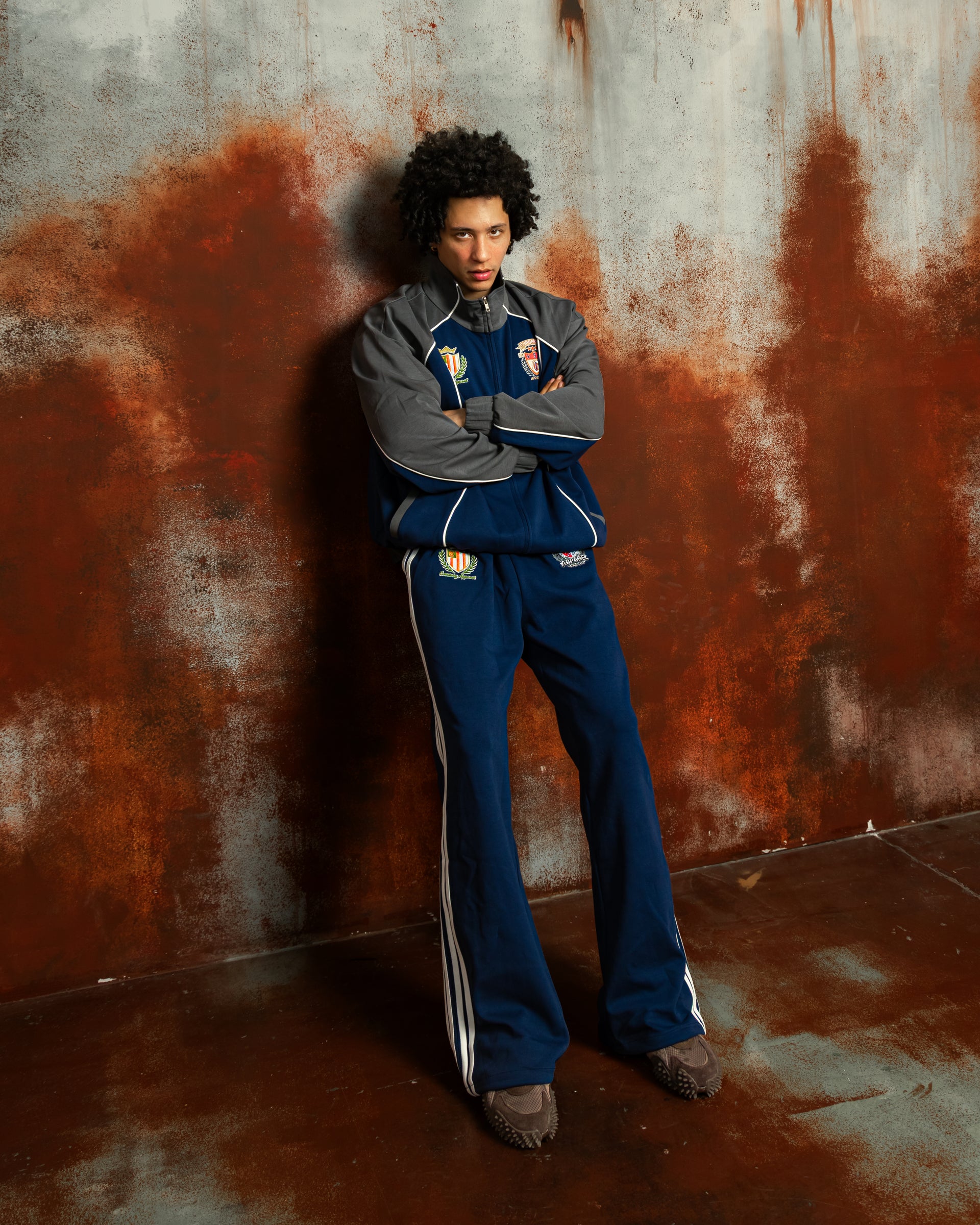 Royal Emblem Tracksuit- Navy Blue