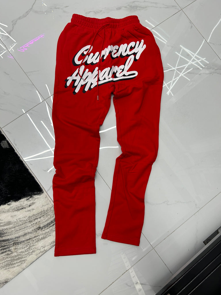 More Cash- Red Jogging Suit