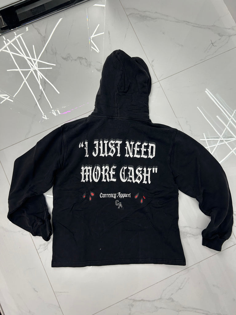 More Cash- Black Jogging Suit