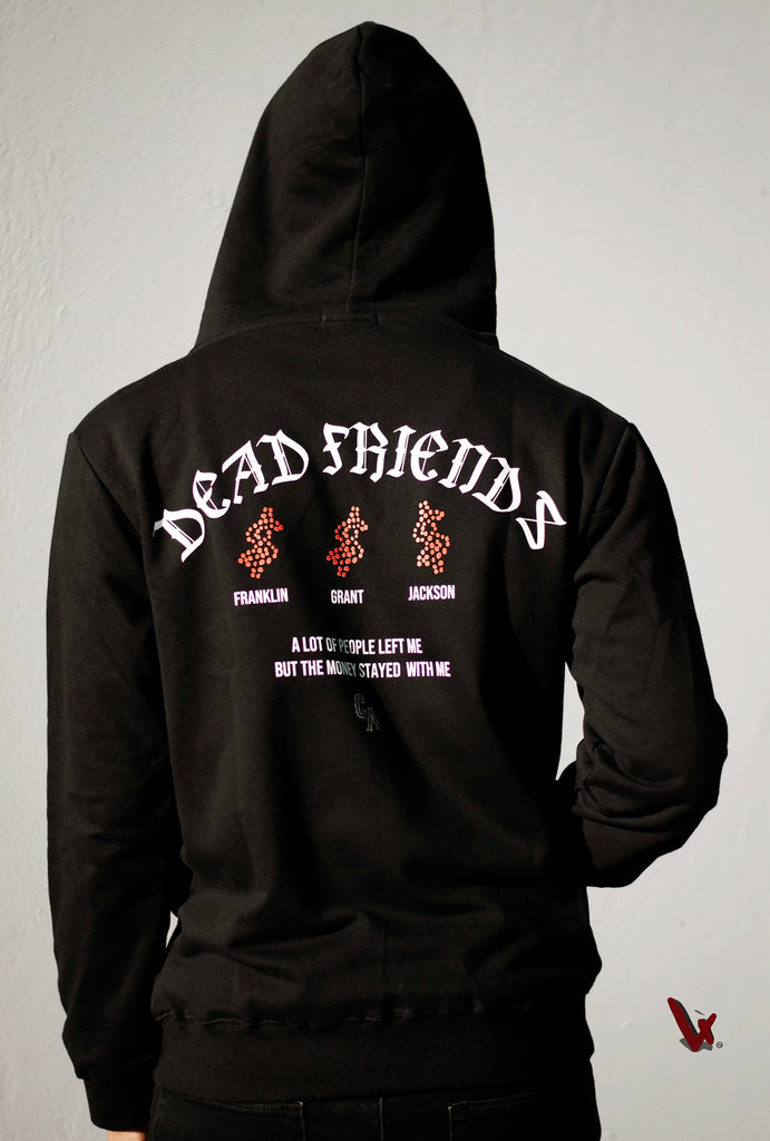 Dead Friends- Black/Red Hoodie