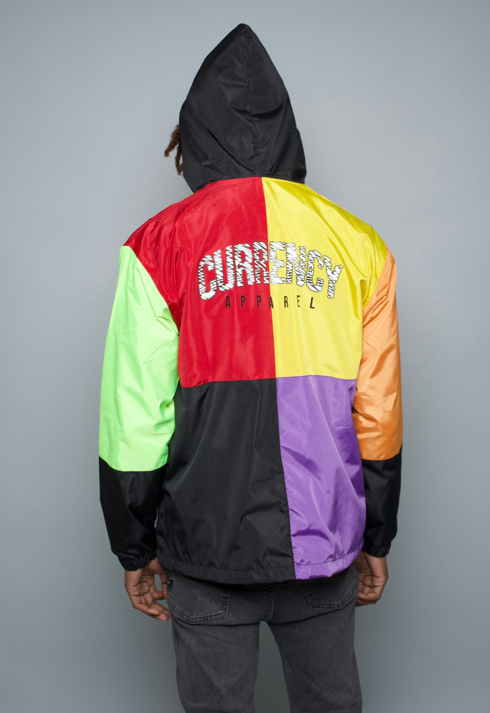 Currency Color Block- Windbreaker