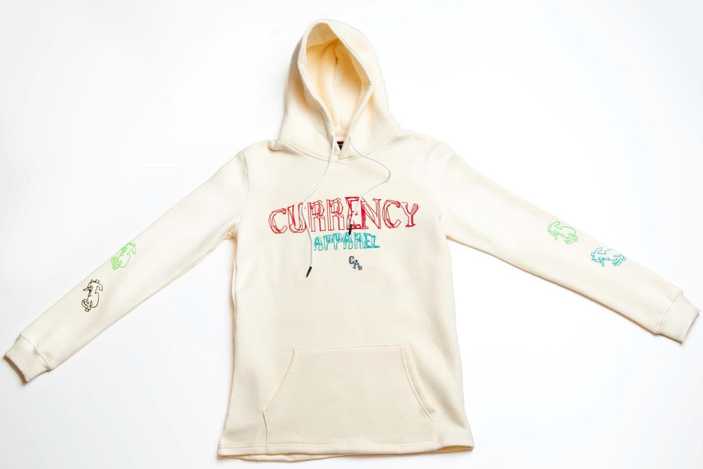 Cream Hoodie- Multi Color