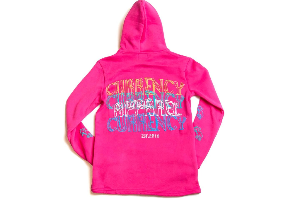 Pink Hoodie- Multi color