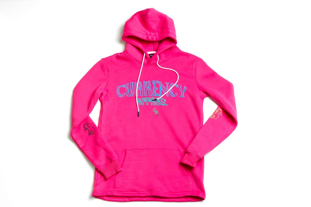 Pink Hoodie- Multi color