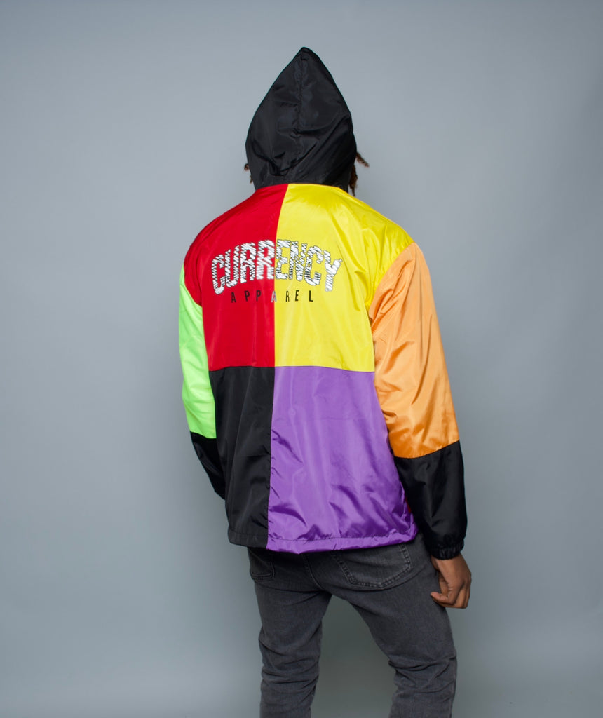 Currency Color Block- Windbreaker