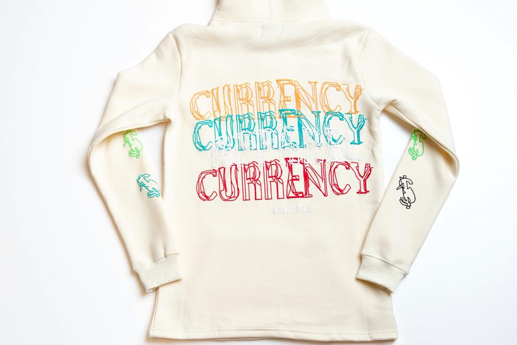 Cream Hoodie- Multi Color