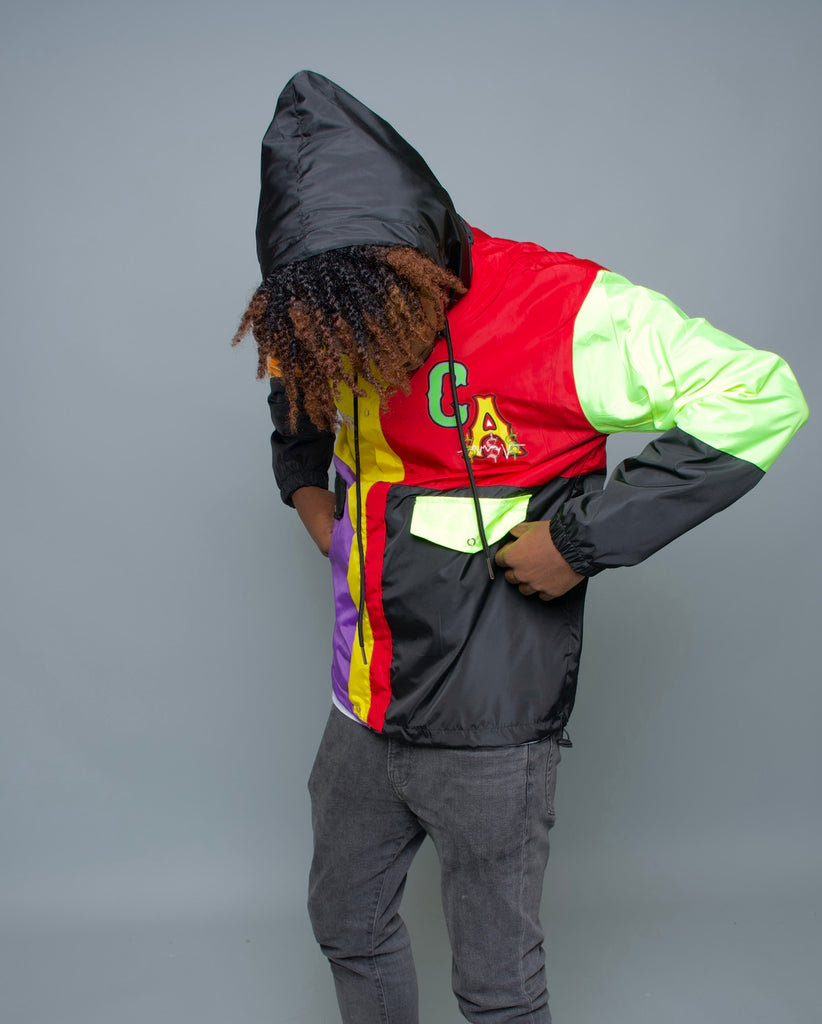 Currency Color Block- Windbreaker