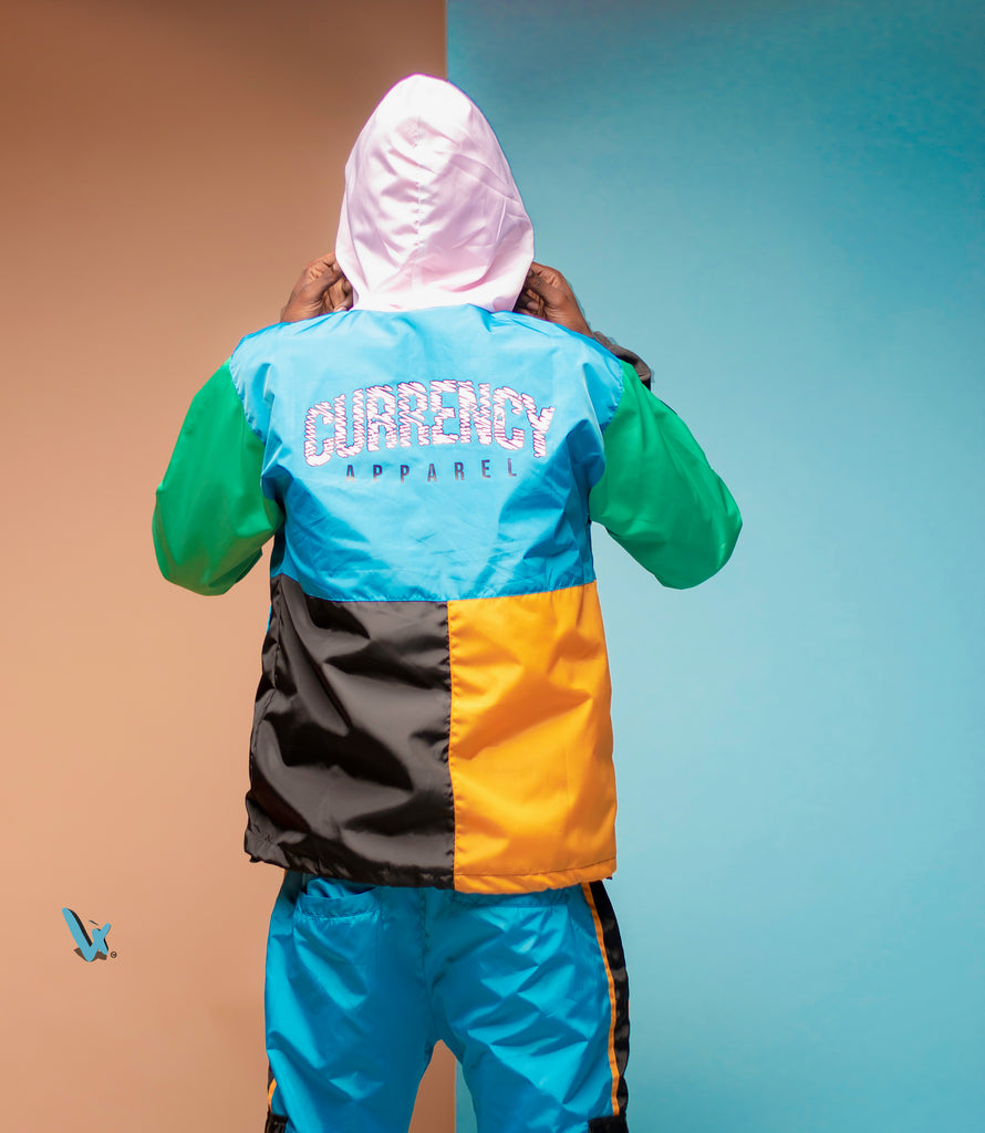 Currency Multi Color- Windbreaker Suit